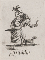 KG 10139
<br/>
Invidia ("Zeven Hoofdzonden")
<br/>
<em>Callot, Jacques (1592 - 1635)</em>